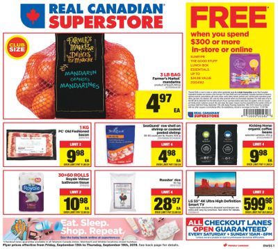 Real Canadian Superstore (West) Flyer September 13 to 19