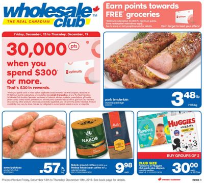 Real Canadian Wholesale Club Flyer December 13 to 19