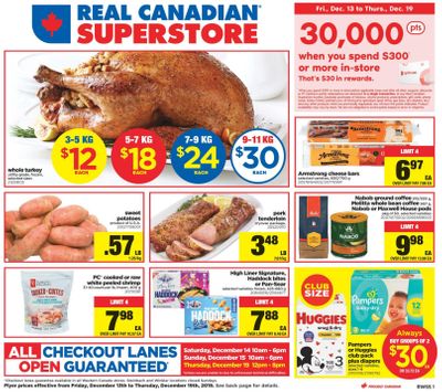 Real Canadian Superstore (West) Flyer December 13 to 19