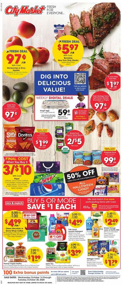 City Market (CO, NM, UT, WY) Weekly Ad Flyer October 14 to October 20