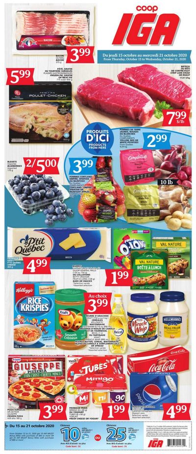 Coop IGA Flyer October 15 to 21