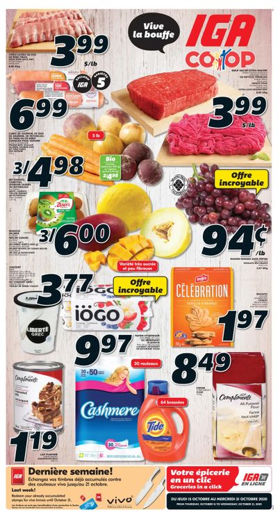 IGA (NB) Flyer October 15 to 21