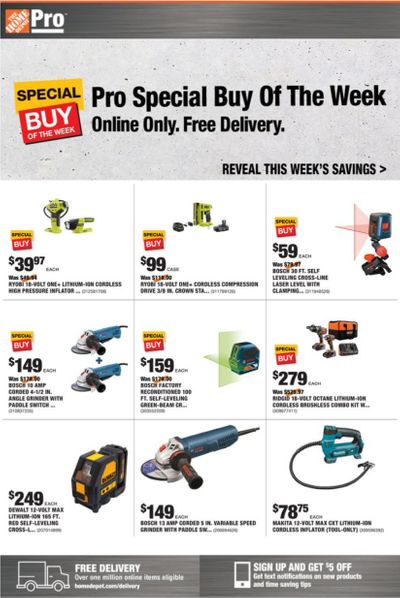 The Home Depot Weekly Ad Flyer October 12 to October 19