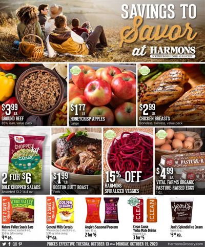 Harmons Weekly Ad Flyer October 13 to October 19