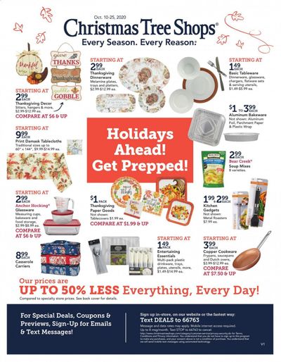 Christmas Tree Shops Weekly Ad Flyer October 10 to October 25
