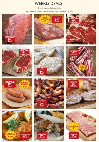 Robert's Fresh and Boxed Meats Flyer October 13 to 19
