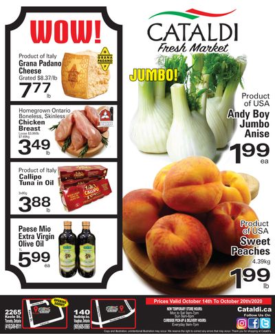 Cataldi Fresh Market Flyer October 14 to 20