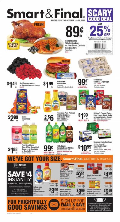 Smart & Final (AZ, CA, NV) Weekly Ad Flyer October 14 to October 20