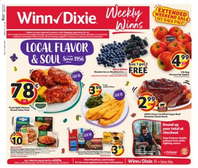 Winn Dixie (AL, FL, GA, LA, MS) Weekly Ad Flyer October 14 to October 20