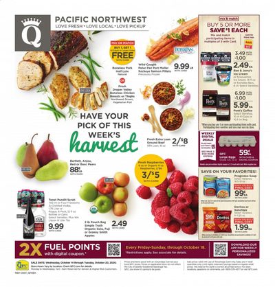 QFC Weekly Ad Flyer October 14 to October 20