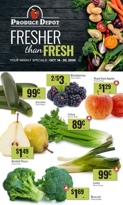 Produce Depot Flyer October 14 to 20