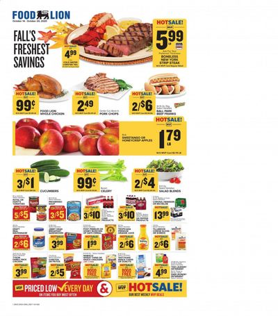 Food Lion (NC) Weekly Ad Flyer October 14 to October 20
