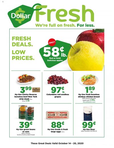 Hy-Vee (IA) Weekly Ad Flyer October 14 to October 20
