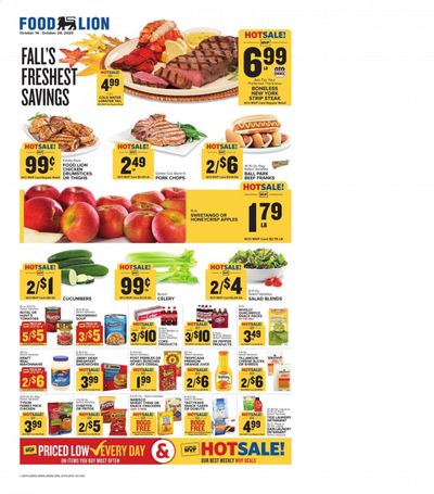 Food Lion (PA) Weekly Ad Flyer October 14 to October 20