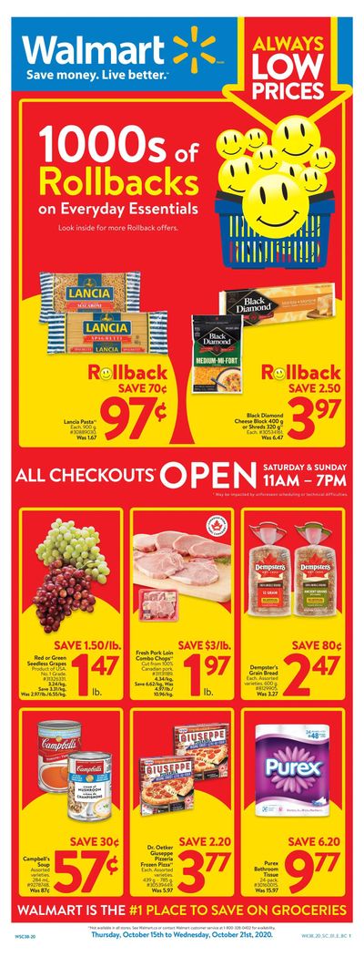 Walmart (West) Flyer October 15 to 21