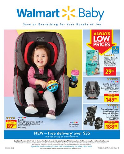 Walmart Baby Insert October 15 to 28