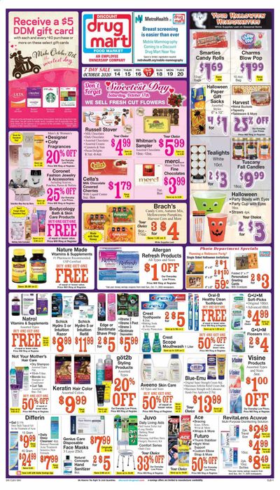 Discount Drug Mart (OH) Weekly Ad Flyer October 14 to October 20