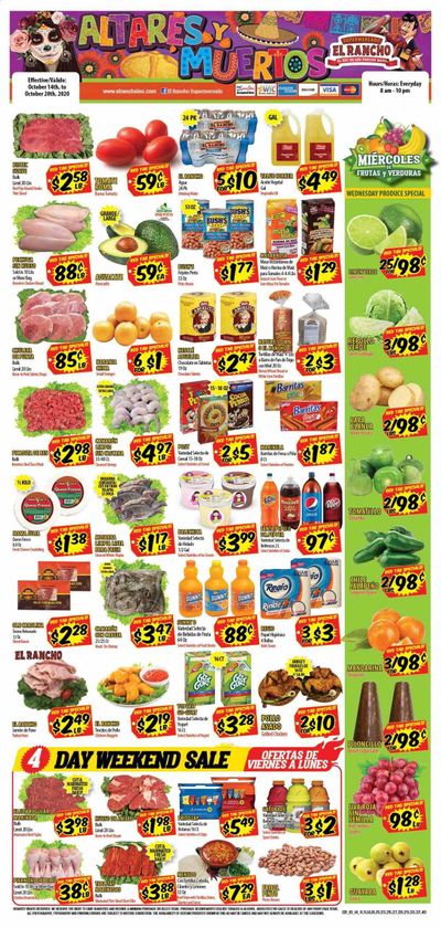 El Rancho (TX) Weekly Ad Flyer October 14 to October 20