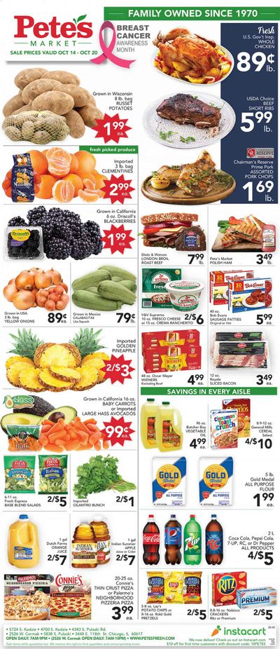 Pete's Fresh Market (IL) Weekly Ad Flyer October 14 to October 20