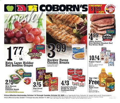 Coborn's (MN, SD) Weekly Ad Flyer October 14 to October 20