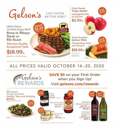 Gelson's Weekly Ad Flyer October 14 to October 20