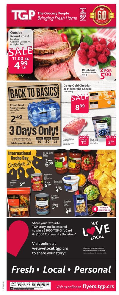 TGP The Grocery People Flyer October 15 to 21