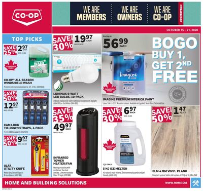 Co-op (West) Home Centre Flyer October 15 to 21