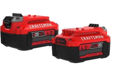CRAFTSMAN 20-Volt MAX 4Ah Lithium-Ion Battery (2-Pack) For $99.00 At Lowe's Canada