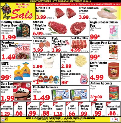 Sal's Grocery Flyer September 13 to 19
