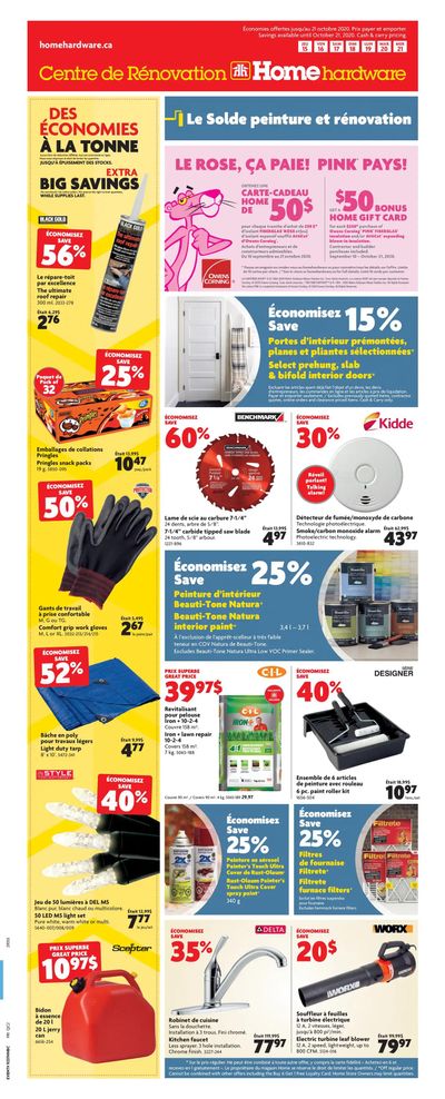 Home Hardware Building Centre (QC) Flyer October 15 to 21