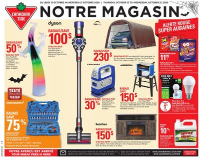 Canadian Tire (QC) Flyer October 15 to 21