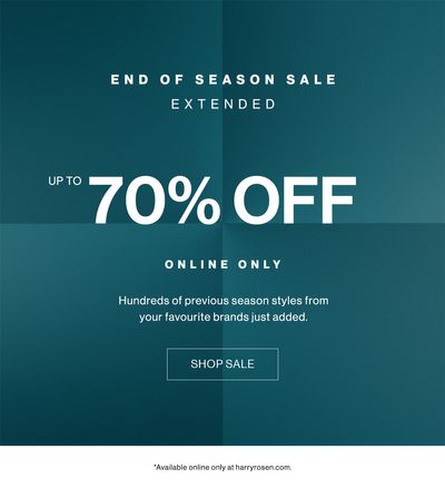 Sale Ends Soon: Up to 70% Off