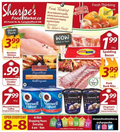 Sharpe's Food Market Flyer October 15 to 21