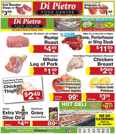Di Pietro Food Centre Flyer October 15 to 21