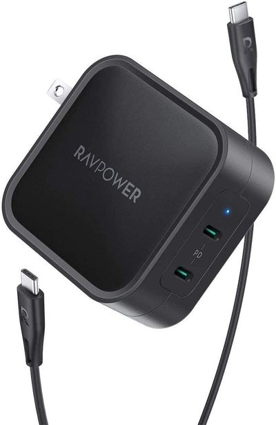 RAVPower GaN 90W Dual USB C Charger On Sale for $ 38.75 (Save $ 21.24 ) at Amazon Canada