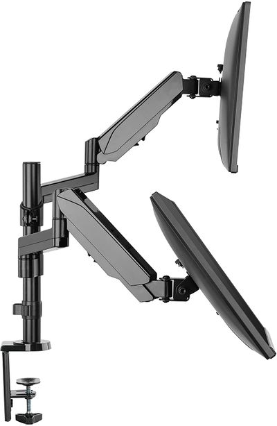 Dual Monitor: C-Clamp/VESA/Gas Spring On Sale for $ 59.95 (Save $ 48.50 ) at Amazon Canada
