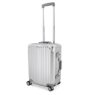 20 Inch All Aluminum Hard Shell Luggage with Spinner Wheels, Silver On Sale for $ 99.99 at 123Ink Canada