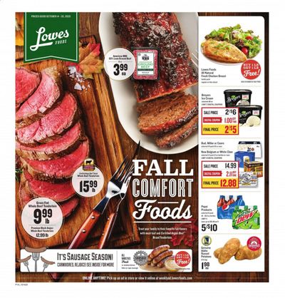 Lowes Foods Weekly Ad Flyer October 14 to October 20