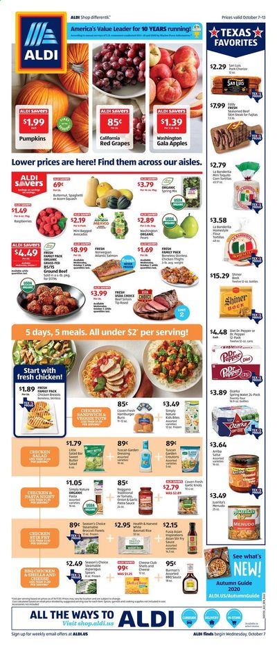 ALDI (TX) Weekly Ad Flyer October 14 to October 20