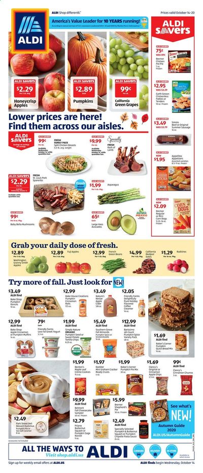 ALDI (IL, IN, WI) Weekly Ad Flyer October 14 to October 20