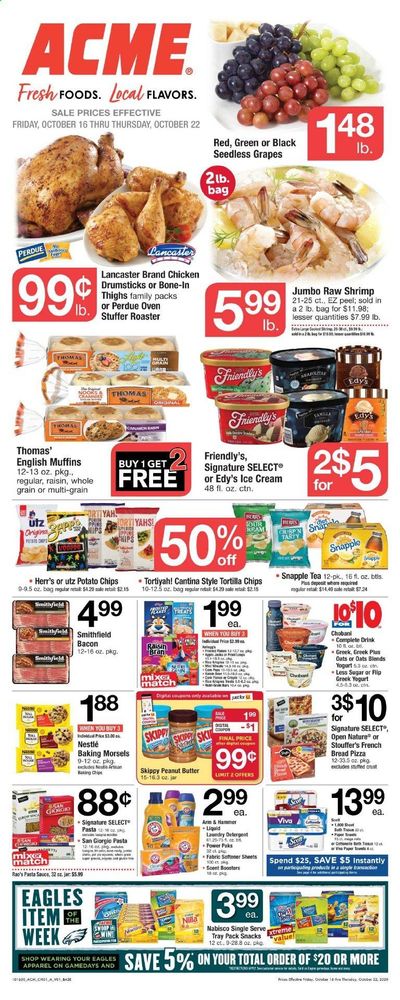 ACME Weekly Ad Flyer October 16 to October 22