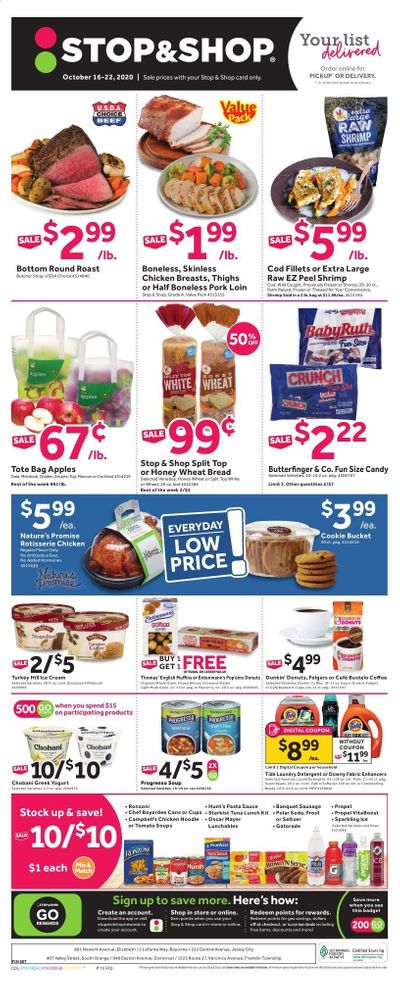 Stop & Shop (NJ) Weekly Ad Flyer October 16 to October 22 Stop & Shop (NJ) Weekly Ad Flyer October 16 to October 22