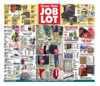 Ocean State Job Lot Weekly Ad Flyer October 15 to October 21