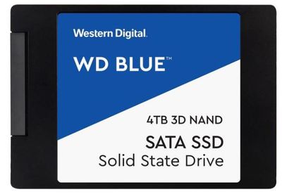 Western Digital Blue 2.5" 4TB SATA III 3D NAND Internal Solid State Drive (SSD) WDS400T2B0A For $709.00 At Newegg Canada
