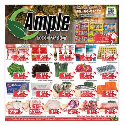 Ample Food Market Flyer December 13 to 19