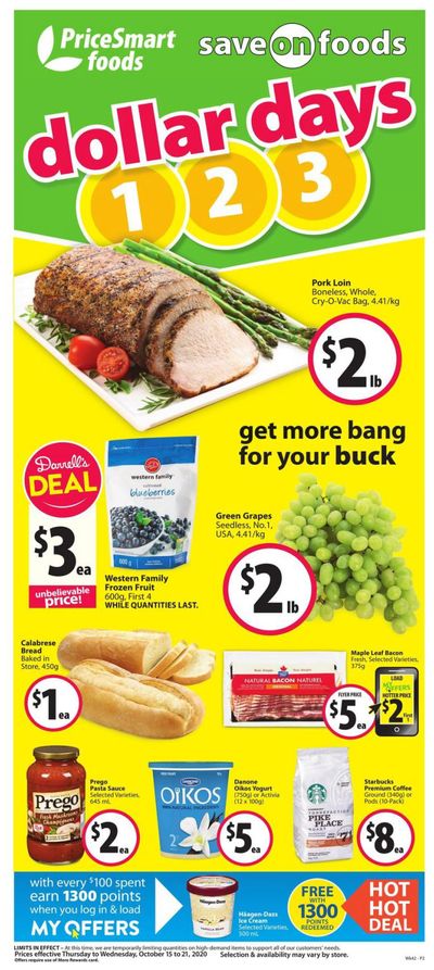 PriceSmart Foods Flyer October 15 to 21
