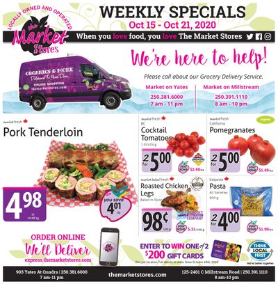 The Market Stores Flyer October 15 to 21