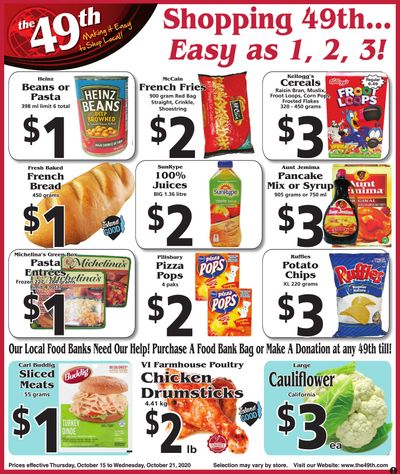 The 49th Parallel Grocery Flyer October 15 to 21