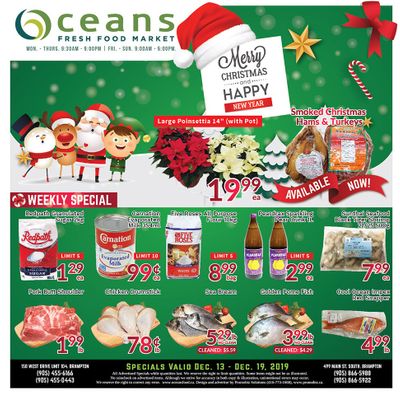 Oceans Fresh Food Market (Brampton) Flyer December 13 to 19