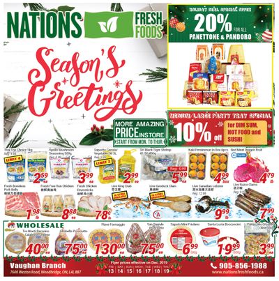 Nations Fresh Foods (Vaughan) Flyer December 13 to 19